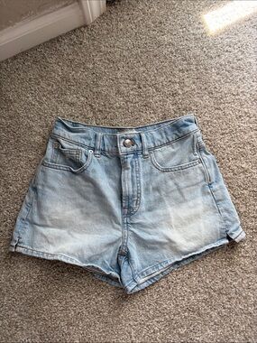 Madewell Light Wash perfect Jean High-Rise Denim Shorts - Pale Blue